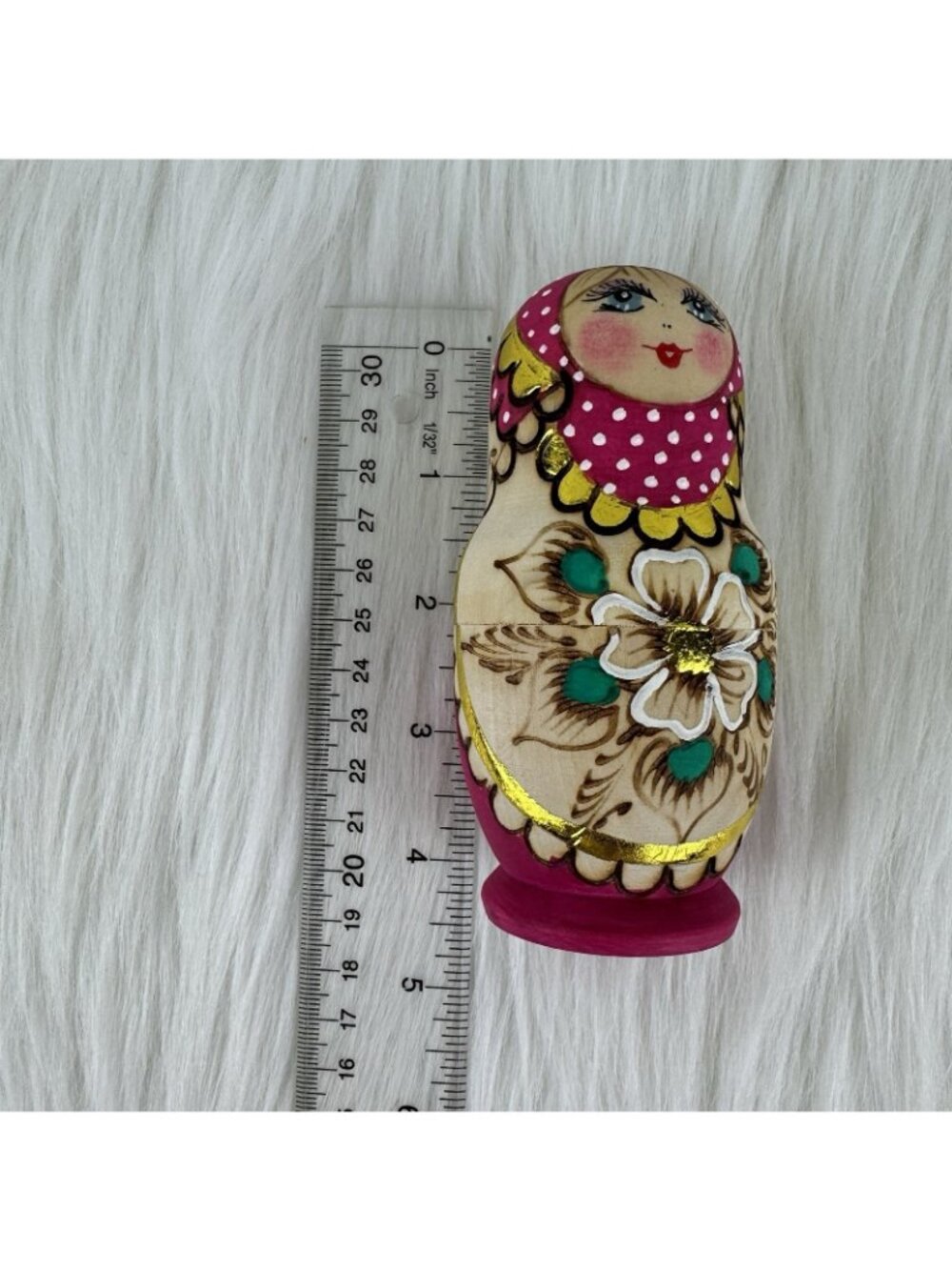 5 Piece Beautiful Russian Matryoshka Nesting Dolls Wooden - Picture 9 of 16
